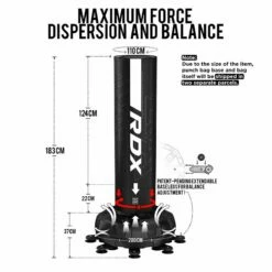 RDX SPORTS RDX F6 6FT KARA GREEN FREE STANDING PUNCH BAG WITH MITTS SET -RDXSPORTS Sales white punch bag 004 3