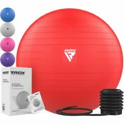 RDX SPORTS RDX B1 Inflatable Anti-Slip Yoga Ball With Portable Foot Air Pump